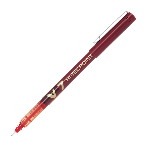 Pilot V7 İğne Uçlu Roller Kalem 0.7 Kırmızı (51002110) (Bx-V7-R) - 1