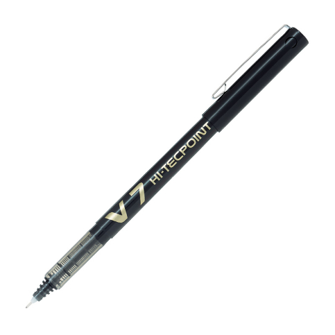 Pilot V7 İğne Uçlu Roller Kalem 0.7 Siyah (51002131) (Bx-V7-B-E) - 1