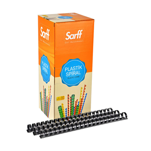 Sarff Plastik Spiral 38Mm Siyah 50Li (15312077) - 1