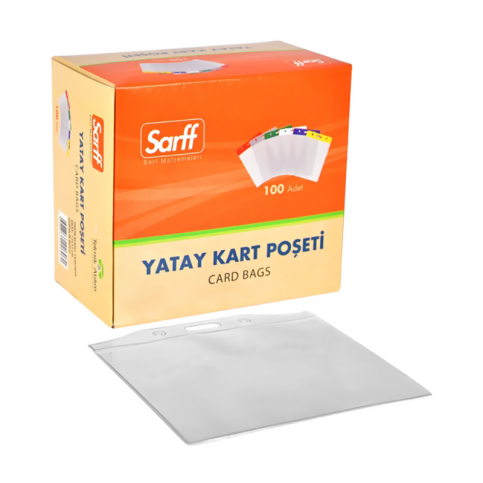 Sarff Kart Poşeti 11.5X16Cm Şeffaf 100Lü (15207031) - 1