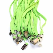 Sarff Metal Klipsli Kart Askı İpi Fosforlu Yeşil 50Li (15311209) - SARFF