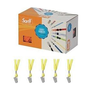 Sarff Metal Klipsli Kart Askı İpi Sarı 50Li (15311211) - SARFF