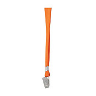SARFF METAL KLİPSLİ KART ASKI İPİ TURUNCU 50Lİ (15311208) - SARFF