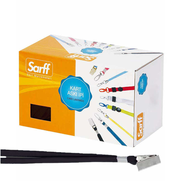 Sarff Metal Klipsli Kart Askı İpi Siyah 10Lu (15209061) - SARFF