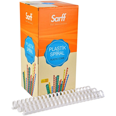 Sarff Plastik Spiral 45Mm Beyaz 50Li (15312081) - 2