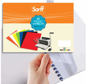 Sarff Pvc Cilt Kapağı A3 160Mic Beyaz 100Lü (15201024) - SARFF