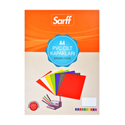 Sarff Buzlu Pvc Cilt Kapağı A4 450Mic Şeffaf 50Li (15201105) - SARFF