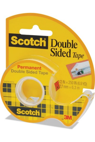 Scotch 136 Çift Taraflı Astrasız Bant 12X6.3Mm Kesicili - 1