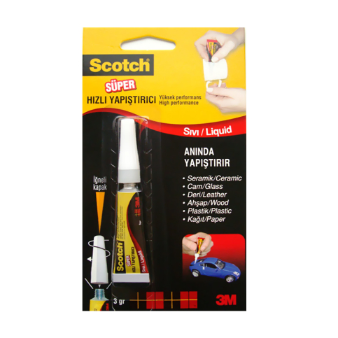 Scotch Cyano Japon Yapıştırıcı 3Gr - 1