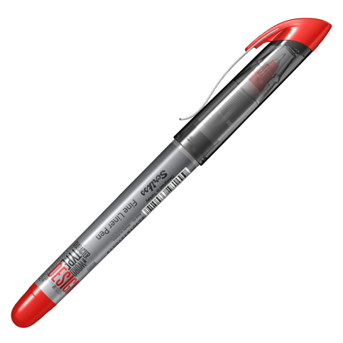 Scrikss Fl-68 Fineliner Keçe Uçlu Kalem 0.6Mm Kırmızı - 1