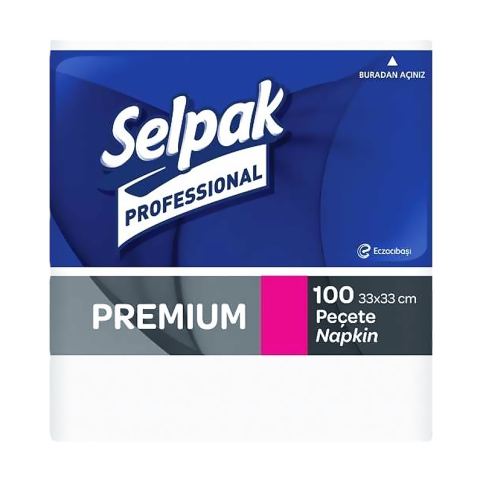 Selpak Professional Premium Peçete 33X33 100Lü (9681101) - 1