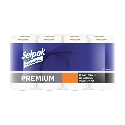 Selpak Professional Premium Rulo Havlu 8Li (7900267) - 1