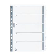 Serve 5323 Karton Ayraç A4 1-5 Rakam - SERVE