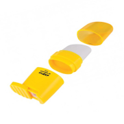 Serve Double Sharp Silgili Kalemtraş Hardal Sarısı - SERVE