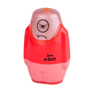 Serve E-Bot Silgili Kalemtraş Kırmızı - SERVE