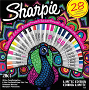 Sharpie Fine Permanent Markör Tavuskuşu 28Li (2058158) - 1