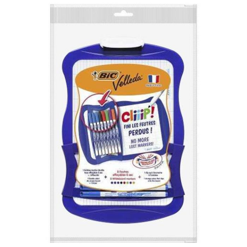 Bic Velleda Mini Beyaz Tahta+8 Adet Kalem+Silgi (967444) - 1