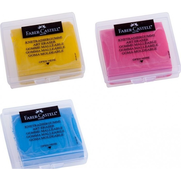 Faber-Castell 7321 Renkli Hamur Silgi Plastik Kutu (127321) - FABER CASTELL