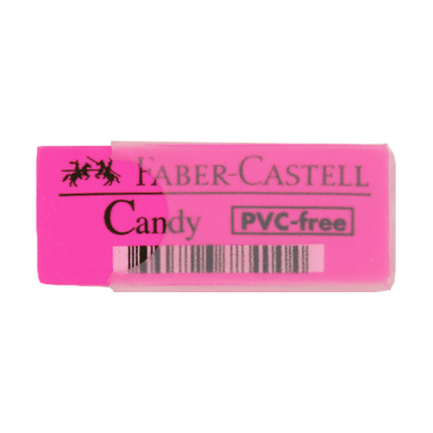 Faber-Castell Candy Plastik Kılıflı Renkli Silgi (784000) - 4