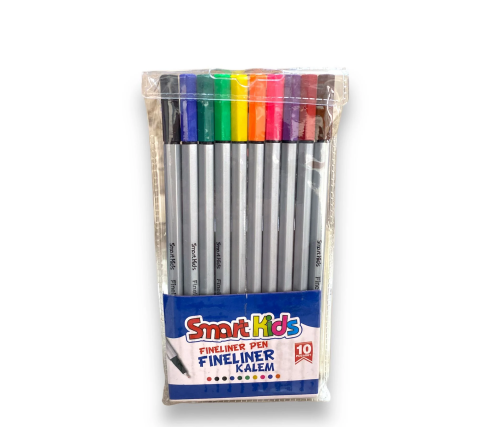 Smart Kids 3563 Fineliner Keçe Uçlu Kalem 0.4Mm 10 Renk - 1