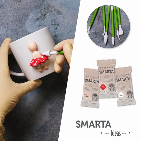 Smarta Hava İle Kuruyan Modelleme Hamuru 02 Orijinal 250Gr - 4