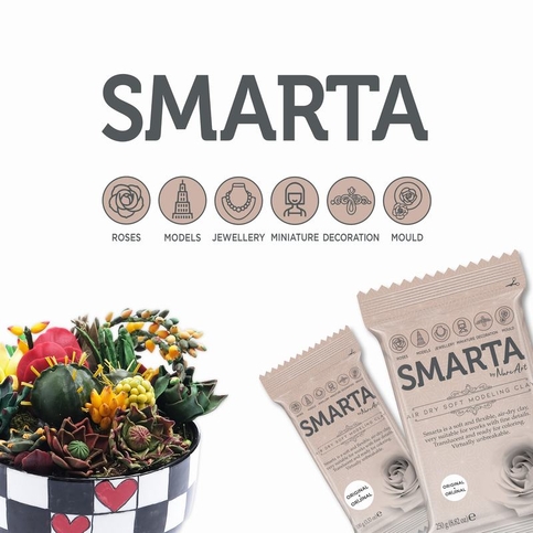 Smarta Hava İle Kuruyan Modelleme Hamuru 13 Sarı 100Gr - 2