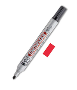 Snowman Cg-12T Permanent Markör Koli Kalemi Kesik Uç Kırmızı - SNOWMAN