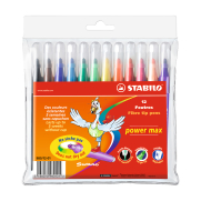 Stabilo 980 Power Max Xlrage Keçeli Kalem 12 Renk - STABİLO