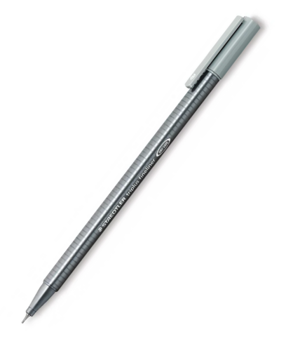 Staedtler Triplus Fineliner Keçe Uçlu Kalem 0.3Mm Açık Gri (334-82) - 1