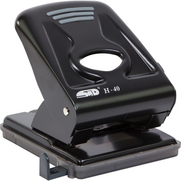 Std H-40 Deluxe Büyük Boy Delgeç 40 Sayfa Siyah - STD