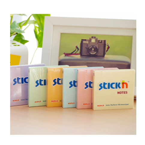 Stick'N 21148 Yapışkanlı Not Kağıdı 76X76 100 Yaprak Pastel Pembe - 3