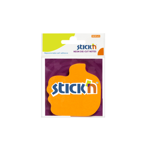 Stick'N 21178 Yapışkanlı Parmak Not Kağıdı 70X76 50 Yaprak Turuncu - 1