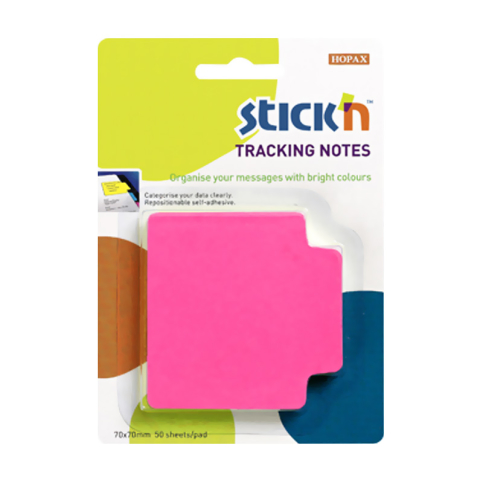 Stick'N 21481 Yapışkanlı Not Kağıdı 70X70 Neon Pembe - 1