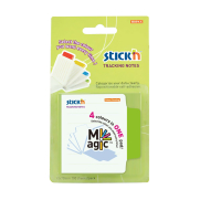 Stick'N 21559 Yapışkanlı Not Kağıdı 70X70 Çizgili Beyaz 4 Renk - STİCK'N