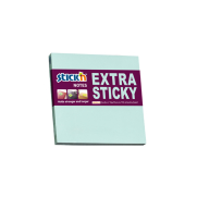 Stick'N 21663 Extra Yapışkanlı Not Kağıdı 76X76 90 Yaprak Pastel Mavi - 1