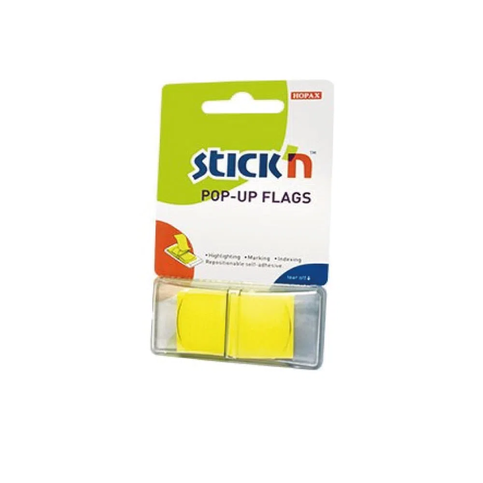 Stick'N 26010 İndeks İşaret Bandı 25X45 Sarı - 1