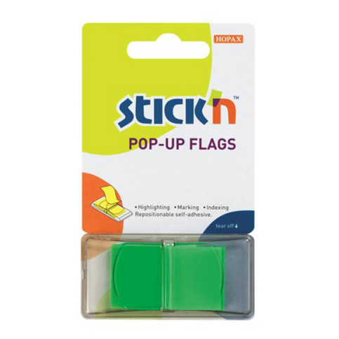 Stick'N 26011 İndeks İşaret Bandı 25X45 Yeşil - 1