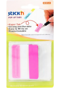 Stick'N 26057 İndeks İşaret Bandı 38X51 Pembe - STİCK'N