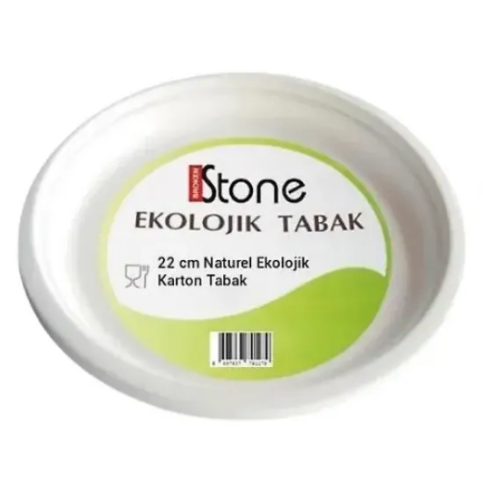 Stone Naturel Karton Tabak 22Cm 50Li - 1