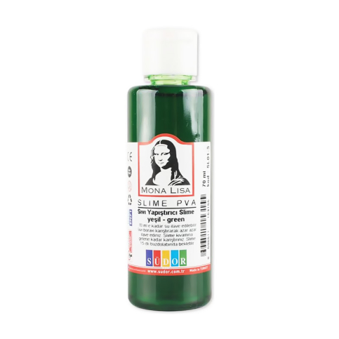 Südor Sl01-5 Mona Lisa Sıvı Yapıştırıcı Slime Yeşil 70Ml - 1