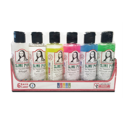 Südor Sl06 Mona Lisa Sıvı Yapıştırıcı Slime 6X70Ml - 1