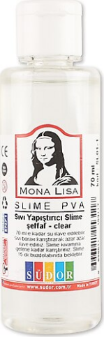 Südor Sl01-1 Mona Lisa Sıvı Yapıştırıcı Şeffaf Slime 70Ml - 1