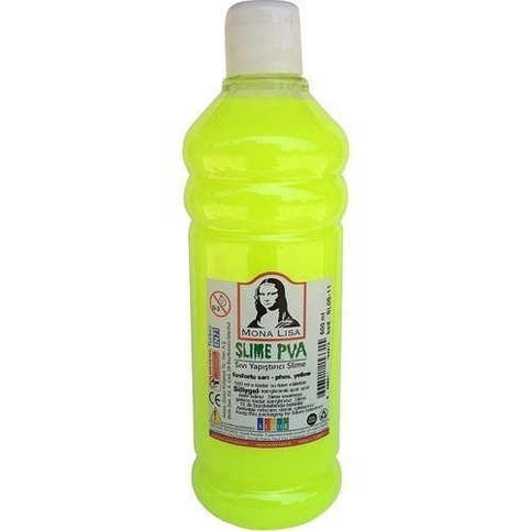 Südor Sl05-11 Mona Lisa Sıvı Yapıştırıcı Slime Fosforlu Sarı 500Ml - 1