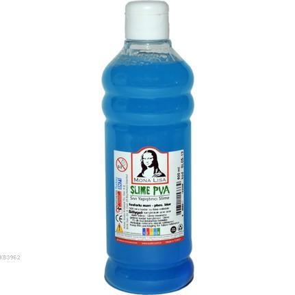 Südor Sl05-13 Mona Lisa Sıvı Yapıştırıcı Slime Fosforlu Mavi 500Ml - 1