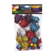 Südor Ss13-2 Metalik Ponpon Mix 15-25-38Mm 40Lı - SÜDOR