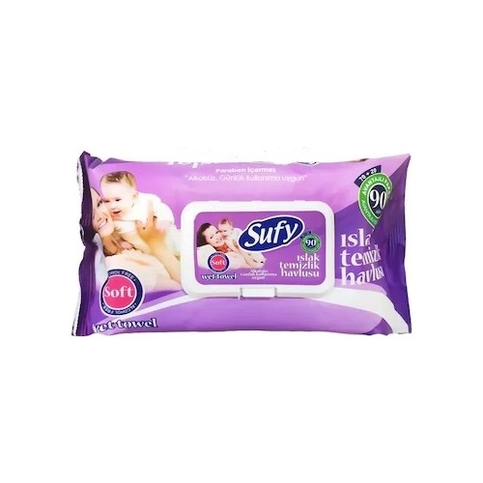 Sufy Plus Islak Mendil Kapaklı 90Lı - 1