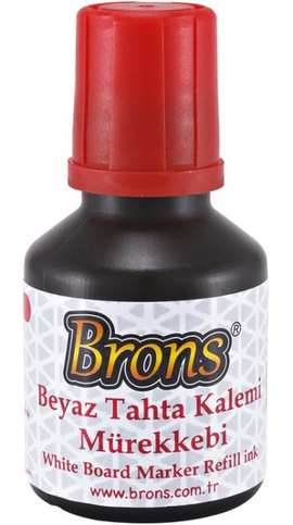 Brons Br-352 Tahta Kalem Mürekkebi Kırmızı 30Cc - 1