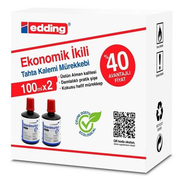 Edding Bt 30 Tahta Kalem Mürekkebi Kırmızı 30Ml 2Li - EDDİNG