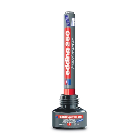 Edding E-T25 Tahta Kalem Mürekkebi Siyah 25Ml - 2