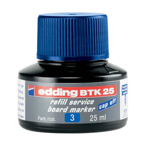 Edding Btk 25 Tahta Kalem Mürekkebi Mavi 25Ml - 1